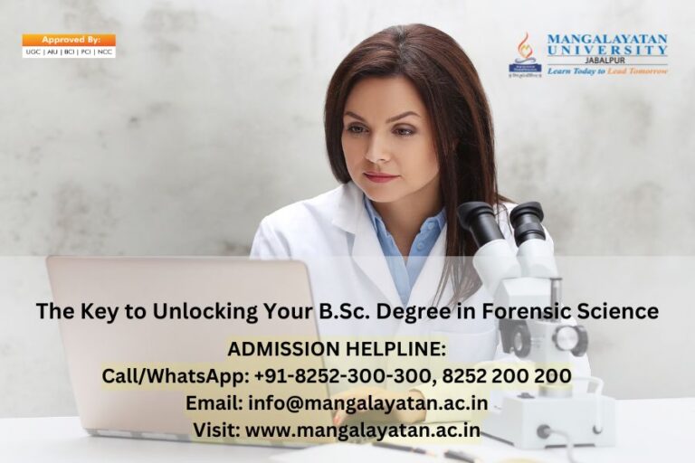 Unlock your B.Sc. in Forensic Science with our comprehensive guide. Learn the key strategies to excel in your studies and pursue a fulfilling career.